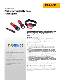 Thumbnail of document Data Sheet - FL-120 EX Flashlight